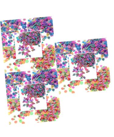 Healeved 9 Packs Nail Art Slices Fruit Slices for Nail Art Nail Art Decoration Clay Slices Manicure mediumx3pcs As Shownx3pcs