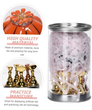 minkissy 2 Sets Nail Holder Fake Nail Tip Stand Nail Art Nail Tip Stand Pumpkin Magnetic Base Metal Brackets Nail Practice Base Fingernail Display Stand Pedicure Storage Rack Alloy - Buy Online on GoSupps.com