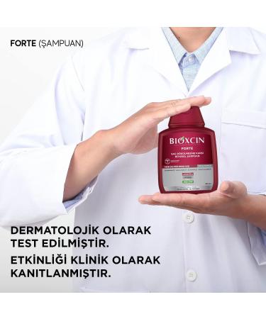 BIOXCIN FORTE Shampoo contre la chute intense des cheveux Efficace & Rapide Avec Bio Complex B11 Test cliniquement Croissance de cheveux plus forte et plus pais - Buy Online on GoSupps.com