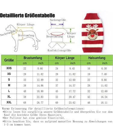 Shop Hrttsy Christmas Dog Sweater - Warm Red & White Moose Pullover for Small to X-Large Dogs | Winter Pet Costume - Buy Online on GoSupps.com