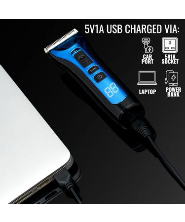 Barberboss Professional Men s Hair Trimmer Rechargeable Shaver Men & Boys Beard Trimmer Three Speed Adjustment Cordless Hair Clipper Waterproof Design Ultimate All-in-One Men's Grooming Kit - Buy Online on GoSupps.com