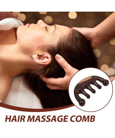 Minkissy Handheld Wooden Hair Comb - Wide Tooth Comb for Curls & Smooth Hair (10.50x5.50x2.00cm) - International Shipping Available - Buy Online on GoSupps.com