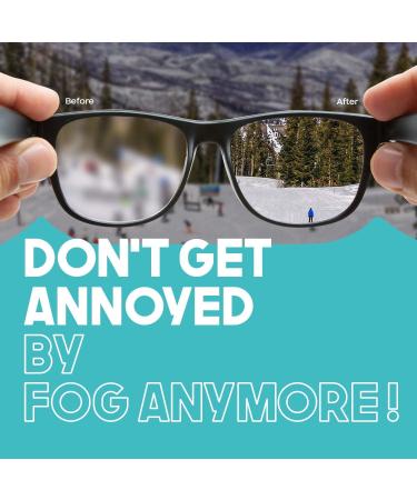 FOG-OFF Reusable Anti Fog Lens Wipes | Best Anti Fog Wipes for Glasses | Long-Lasting Microfiber Cleaning Cloth | Multi-Purpose Eyeglasses Cleaner - Buy Online on GoSupps.com