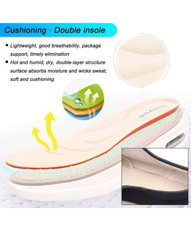 Men's Extra Wide Diabetic Shoes for Swollen Feet - Adjustable Arthritis Orthopedic Sneakers - Blue, Size 8 - Buy Online on GoSupps.com