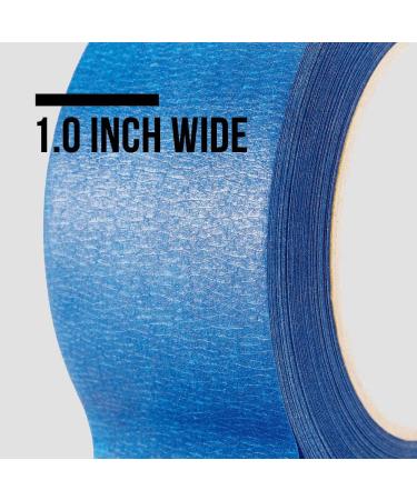 Lichamp 10-Piece Blue Painters Tape 1 inch Blue Masking Tape Bulk