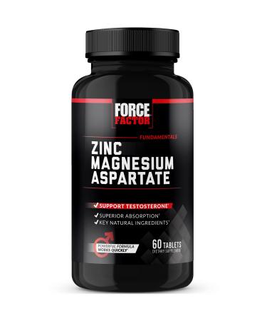 Force Factor Zinc Magnesium Aspartate 60 Tablets