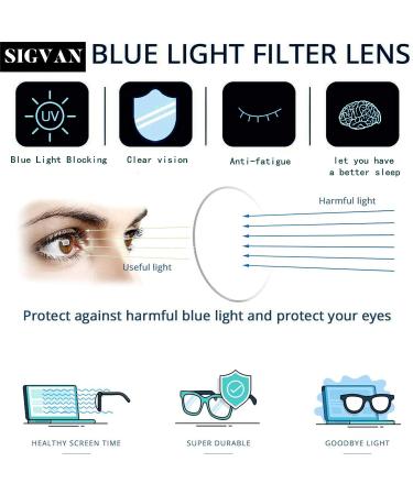 SIGVAN Women's Blue Light Blocking Reading Glasses - Multicolour Fashion Print 2.0x - Buy Online on GoSupps.com