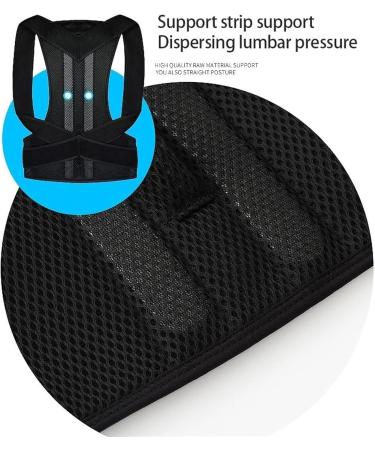 Back Support Back Brace Lumbar Support Posture Corrector Back Brace Full Back Support Belt Clavicle Spine Support Reshape Back Support Belt(Large) Large Black - Buy Online on GoSupps.com