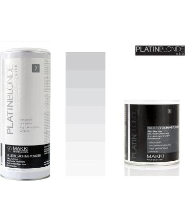 Platin Blonde Blue Hair Bleach Powder with Silk Protein and Anti Yellow Molecules - Large 500g 500 g (Pack of 1) - Buy Online on GoSupps.com