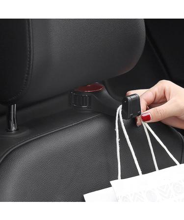 VIILICH 2PCS Car Headrest Hook & Cell Phone Holder - Durable Storage for Handbags & Devices (Red) | International Shipping - Buy Online on GoSupps.com