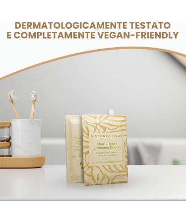  MAQA MAQA Pack of 100 Hotel Shower Shampoo Sachets 10ml Single-Use Shower Shampoo Courtesy Line for B&B Disposable Shower Shampoo and Bath Foam - Buy Online on GoSupps.com