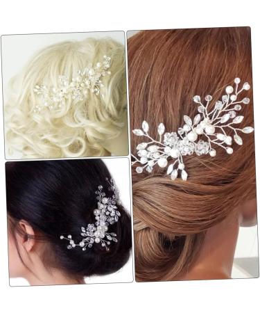 Mikinona 1 PC Piece Pearl Comb Wedding Hair Comb Bridal Hair Comb Wedding Headdress Wedding Hair Headdress - Buy Online on GoSupps.com