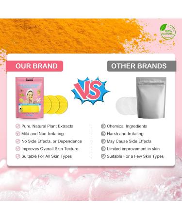 Turmeric & Kojic Acid Cleansing Pads - Gentle Daily Skincare for Face & Body | 40 Count Pack of 2 - International Shipping Available - Buy Online on GoSupps.com