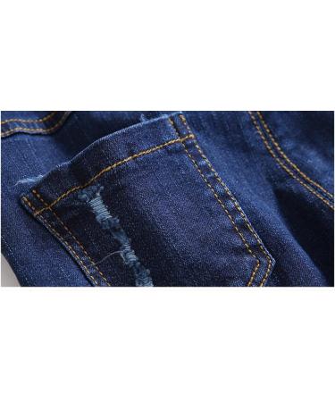 KIDSCOOL SPACE Baby & Little Boys/Girls Water Washed Ripped Denim Overalls 4-5 Years Blue-1974 - Buy Online on GoSupps.com