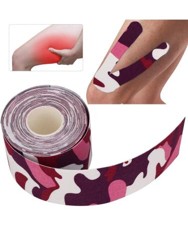 Buy Muscle Tape - Self Adhesive Elastic Sports Bandage for Wrist & Ankle - Breathable Wound Sticker - Pink | International Shipping - Buy Online on GoSupps.com