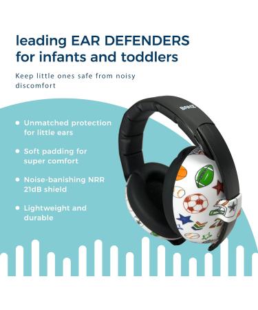 Banz Bubzee Baby Ear Defenders 0-36 Months Sports | Noise Cancelling Headphones for Babies and Toddlers | Size Adjustable - Buy Online on GoSupps.com