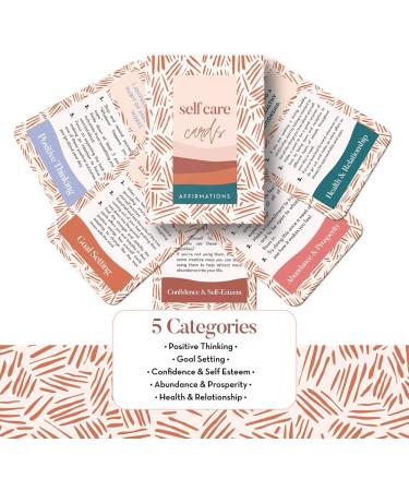 52 Self Care Affirmation Cards for Anxiety & Stress Relief - Meditation, Mindfulness, Relaxation - Buy Online on GoSupps.com
