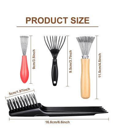 5-Piece Comb Cleaner Set for Hair Brush Cleaning - Home & Salon Tool for Removing Embedded Hair Dust on Different Combs - Buy Online on GoSupps.com