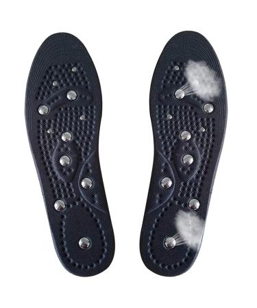 O Magnetic insoles with slimming effect 1 pair of magnetic acupressure inserts magnetic therapy foot reflex zone massage 41-46