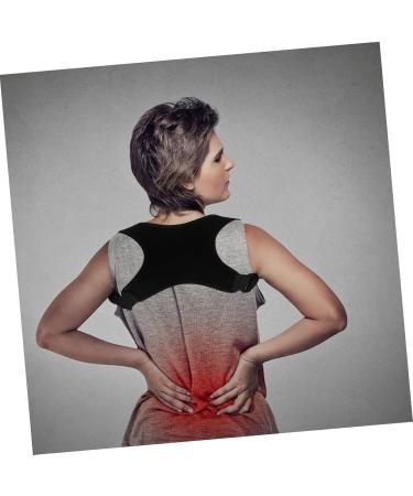 OKUMEYR Belt Holder Shoulder Rest Brace Back Support Belt Back Straightener Polyester Black - Buy Online on GoSupps.com