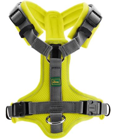 HUNTER Harness Maldon 37-53/XS-S Lime/Grey - Premium XS-S Dog Harness for International Shipping - Buy Online on GoSupps.com