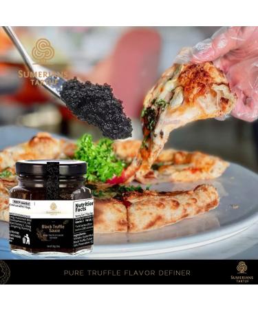 Sumerians Tartuf Black Truffle Sauce - 2.8oz (80g) Pure Truffle Flavor for Pizza, Pasta, Hamburger, Steak, Hot Dog & Sandwich - Buy Online on GoSupps.com