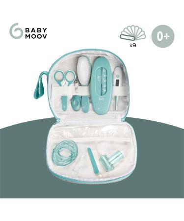 Babymoov Baby Grooming Kit - Essential Baby Healthcare Set for Newborns (Grey/Blue Aqua) - Buy Online on GoSupps.com
