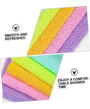 Healeved Pull Back Strip Body Wash Scrubber - Exfoliating Bath Sponge for Shower, Loofah, and Towel - Buy Online on GoSupps.com