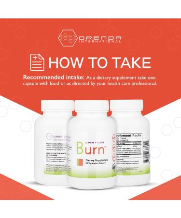 Orenda Burn® - Green Coffee & African Mango Extracts | Boost Your Lifestyle | 30 Vegetarian Caps - Buy Online on GoSupps.com