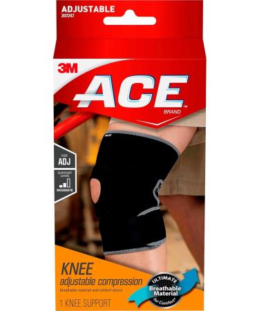 ACE Adjustable Knee Support | Comfortable Fit for Right & Left Knee | International Shipping Available - Buy Online on GoSupps.com