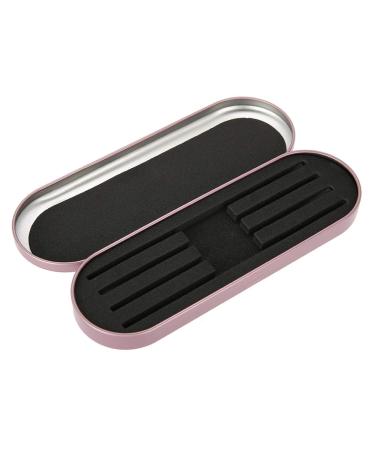 Ocitan extension tweezers organizer etui eyelash-Eyeliner spring pencil organizer tweezers storage suitcase professional container for eyelash extension tools (rose red)