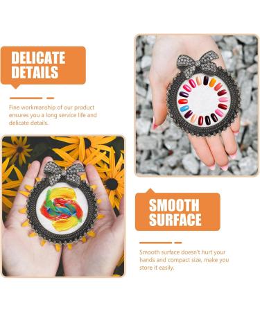 Alipis Palette de M lange de Couleurs pour Manucure avec Pierres D coratives Cadre Vintage Palette Art Ongle DIY pour D coration et Pr sentation - Buy Online on GoSupps.com