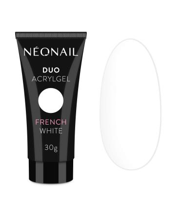NeoNail Professional Duo Acrylic Gel 30g Nail Extension Artificial Nails Nail Modeling Building Gel Builder Gel (FRENCH WHITE)
