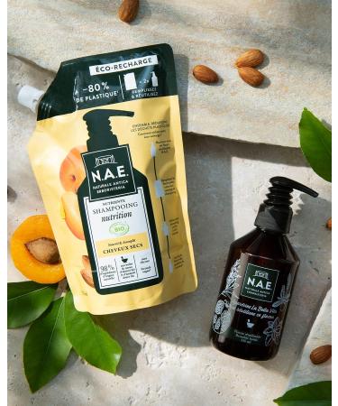 N.A.E. - Organic Liquid Nutrition Shampoo - Nourishes and Softens - Nutrient - Dry Hair - Certified Organic - Silicone Free - Vegan Formula - 98% Natural Ingredients - 500 ml Refill - Buy Online on GoSupps.com
