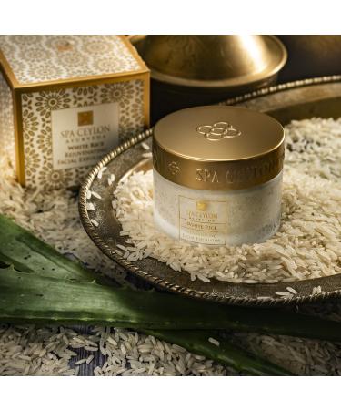 SPA CEYLON White Rice Facial Exfoliator | Gentle Daily Polish for Normal Dry & Sensitive Skin | 100g International Shipping - Buy Online on GoSupps.com
