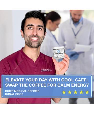 Buy Cool Caff Energy Supplements - L Theanine & Caffeine for Energy & Focus | Pre Workout for Men & Women | 60 Capsules - Buy Online on GoSupps.com