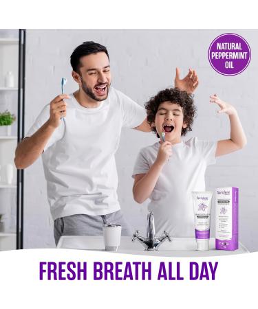 Buy SprinJene Fluoride Free Toothpaste for Sensitive Teeth - All Natural & SLS Free - 2 Pack (5oz Each) - Perfect for Adults - Buy Online on GoSupps.com