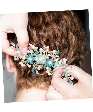 Hair Plug Hair Clip Rhinestone Bobby Pins Hair Barrettes Hair Pin Flower Hair Comb Tiaras for Hair Accessories for Women Wedding Bride Hairpin Women Headpiece Women Headdress Beatifufu - Buy Online on GoSupps.com