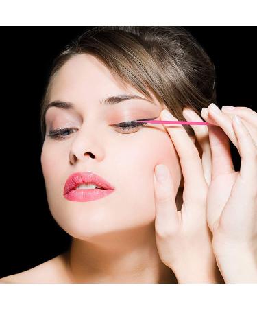 Cuttte 500 PCS Disposable Microbrush Applicators for Eyelash Extensions and Makeup - 2.0mm Pink - Buy Online on GoSupps.com
