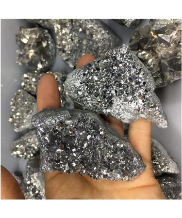 1PC Natural Electroplated Crystal Cluster Crystal Electroplating Titanium Quartz Cluster Stone Natural Quartz Crystal Natural Luster (Size : 150-200g) - Buy Online on GoSupps.com