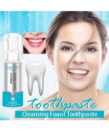 Whitening Toothpaste Foam | Deep Cleaning & Intensive Stain Removal for Bright White Teeth - Buy Online on GoSupps.com