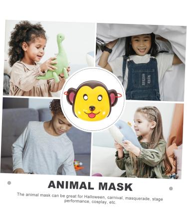 Pretyzoom Half-Face Anime Mask - Adult Halloween Costume Gibbon Venetian Party Cosplay & Animal Masks | International Shipping Available - Buy Online on GoSupps.com