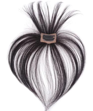 ANGGREK 9.1in Air Bangs Hair Clip Dark Brown Clip in Bangs for Refine Facial Contour Real Human Hair Bangs for Women - Buy Online on GoSupps.com