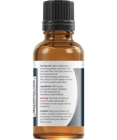 Viva Doria 100% Pure Australian Tea Tree Essential Oil - Undiluted Food Grade 30 mL | International Shipping Available - Buy Online on GoSupps.com