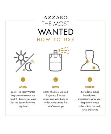 Azzaro The Most Wanted Parfum Cologne for Men 1.7 Fl Oz - Fougere Oriental & Spicy Fragrance - Buy Online on GoSupps.com