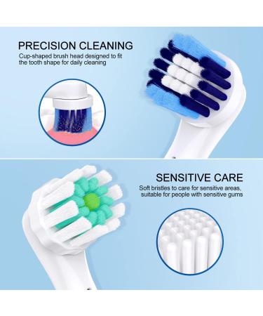 16 Pack Toothbrush Heads for Oral B Pro Electric Toothbrush - Compatible with Pro Genius and Smart - Replacement Heads for Best Oral Care - Buy Online on GoSupps.com