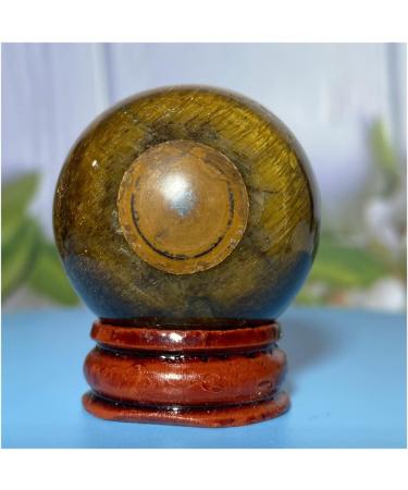 Natural Sphere Tiger Eye Stone Ball Quartz Crystal Natural Ore Gemstone Home Decoration Gift 1pc (Color : 100-110g) - Buy Online on GoSupps.com