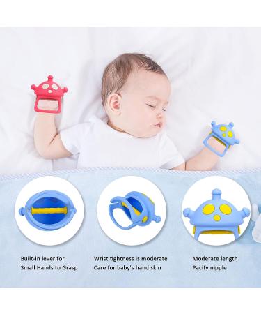 Baby Teething Toys for Newborn, Infants 0-6 Months Silicone Teethers for  Babies 6-12 Months BPA Free (Penguin - Blue & Green)