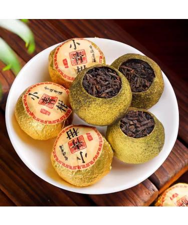 HQZM Xinhui Small Green Mandarin Aged Peel Puerh Ripe Tea Imperial Orange Pu Tea 250g 882oz - Buy Online on GoSupps.com