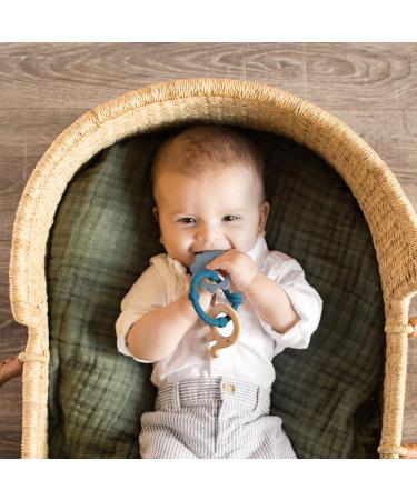 Buy Tyry.hu Blue Elephant Silicone Baby Bite Ring - BPA-Free Teething Bracelet & Cooling Chew Toy for Newborns - Buy Online on GoSupps.com
